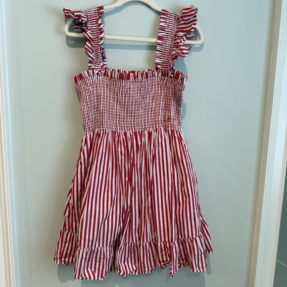 Hill House Dresses & Skirts - The Elizabeth Nap Dress - Cherry Stripe Cherry Stripe / XXL